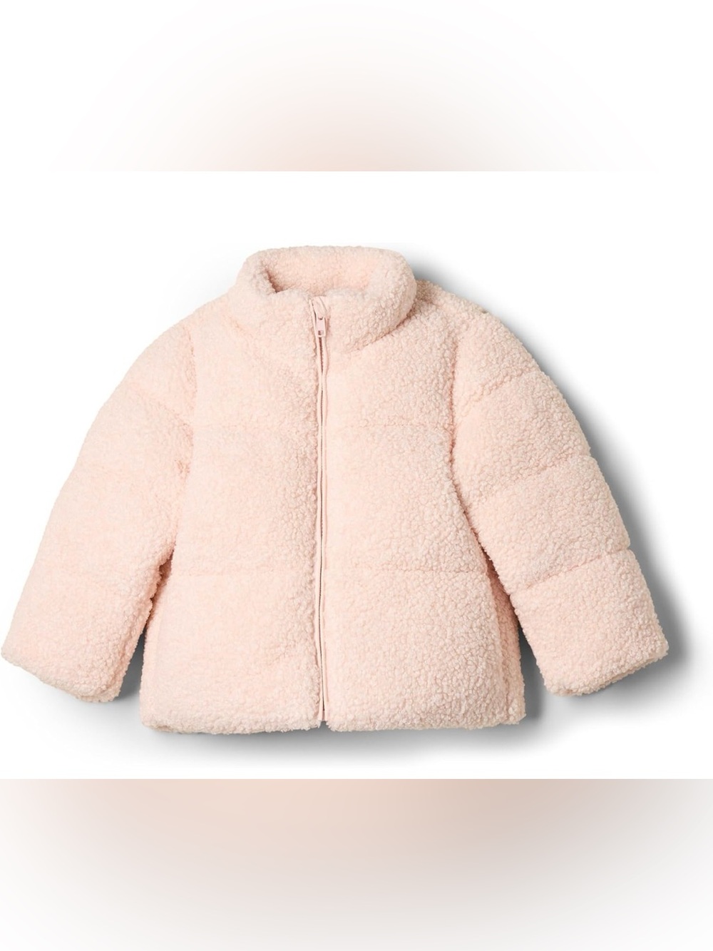 Amazon Essentials x Sofia Grainge Pink Teddy Puffer Jacket